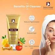 Passion Indulge Papain Cleanser For Tan Removal, PAPAIN D10 Cleanser