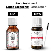 Passion Indulge Passion Eye Lash & Brow Growth Serum with Rosemary, Castor Oil, Biotin & Argan