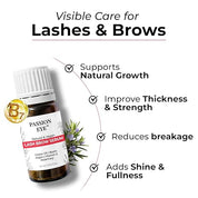 Passion Indulge Passion Eye Lash & Brow Growth Serum with Rosemary, Castor Oil, Biotin & Argan