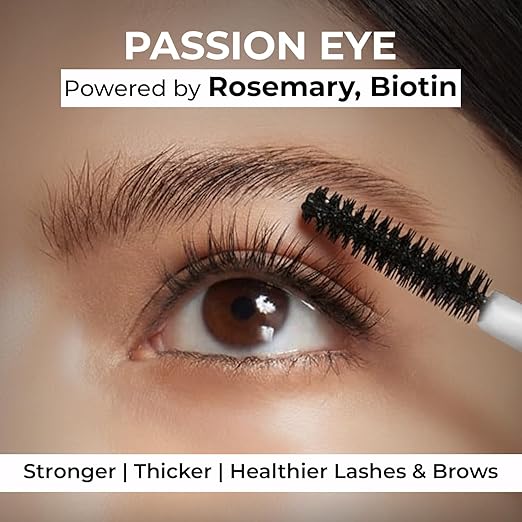 Passion Indulge Passion Eye Lash & Brow Growth Serum with Rosemary, Castor Oil, Biotin & Argan