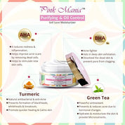 Passion Indulge Pinkmania AHA-BHA Cleanser with 1% Salicylic Acid & Moisturizer For Face