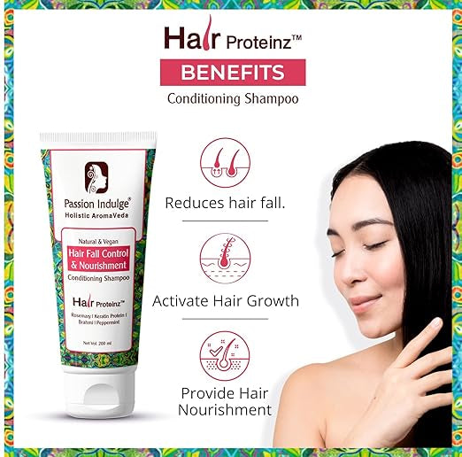 Passion Indulge Rosemary Hair Fall Control & Nourishment Shampoo (200ml)