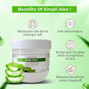 Passion Indulge Simpli Aloe- Pure Aloe Vera Multipurpose Natural Gel