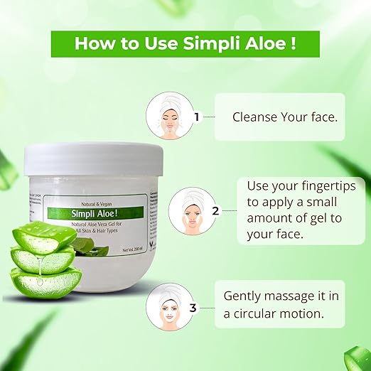 Passion Indulge Simpli Aloe- Pure Aloe Vera Multipurpose Natural Gel
