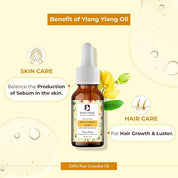 Passion Indulge Ylang Ylang Essential Oil for Oily Skin and Hair Growth