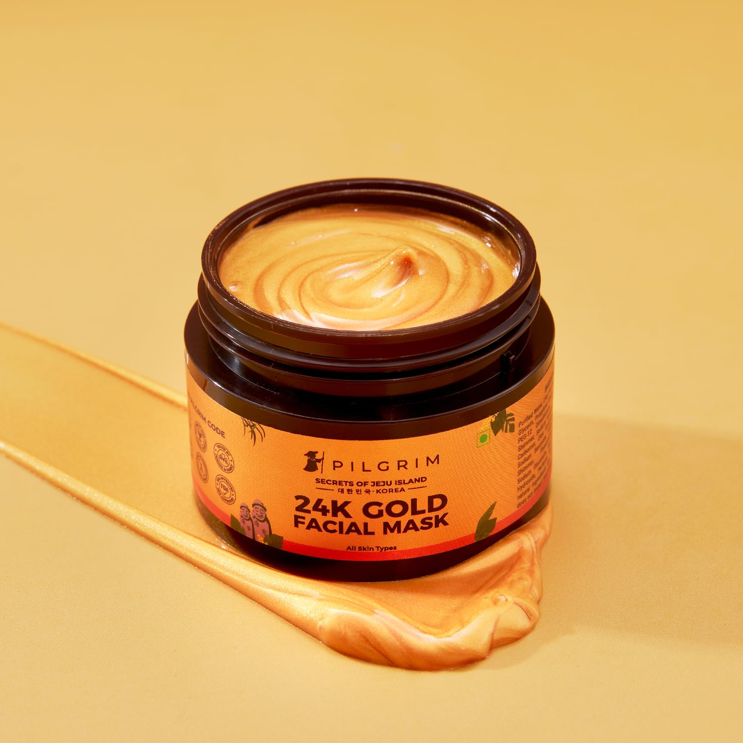 Pilgrim 24K Gold Facial Mask for Glowing & Radiant Skin Depigmentation (50g)