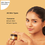 Pilgrim 24K Gold Facial Mask for Glowing & Radiant Skin Depigmentation (50g)