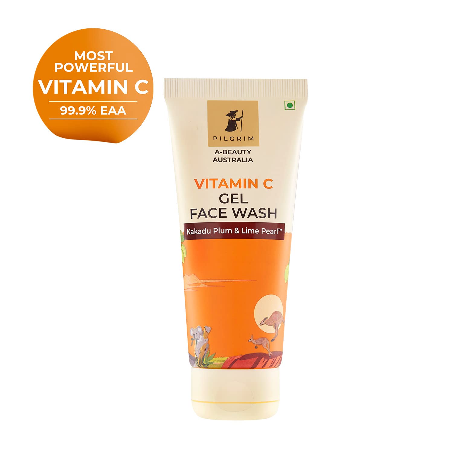 Pilgrim Australian Vitamin C Gel Face Wash for glowing skin 100ml
