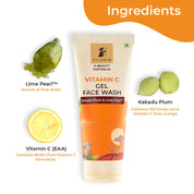 Pilgrim Australian Vitamin C Gel Face Wash for glowing skin 100ml