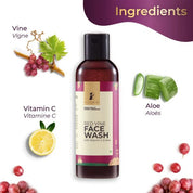Pilgrim Red Vine Face Wash with Vitamin C & Aloe