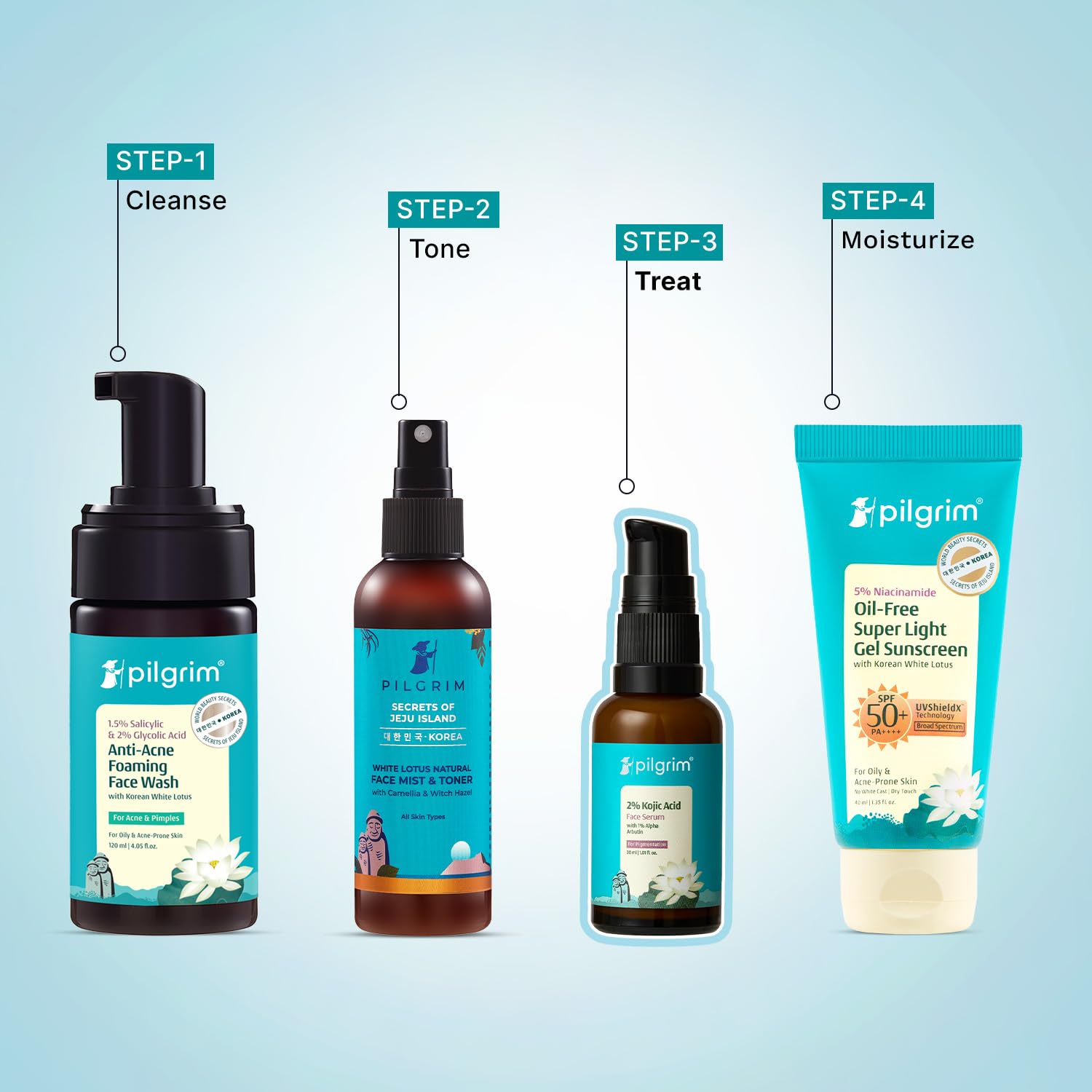 Pilgrim 2% Kojic Acid Serum for face