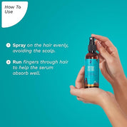 Pilgrim Argan Oil Hair Serum For Dry Frizzy Hair, Hair Smoothing, Smoothing & Control Of Frizzy/Dry Hair, Instant Shine, Smoothness & Soft Hair, Anti Frizz For Unisex, 100 Ml