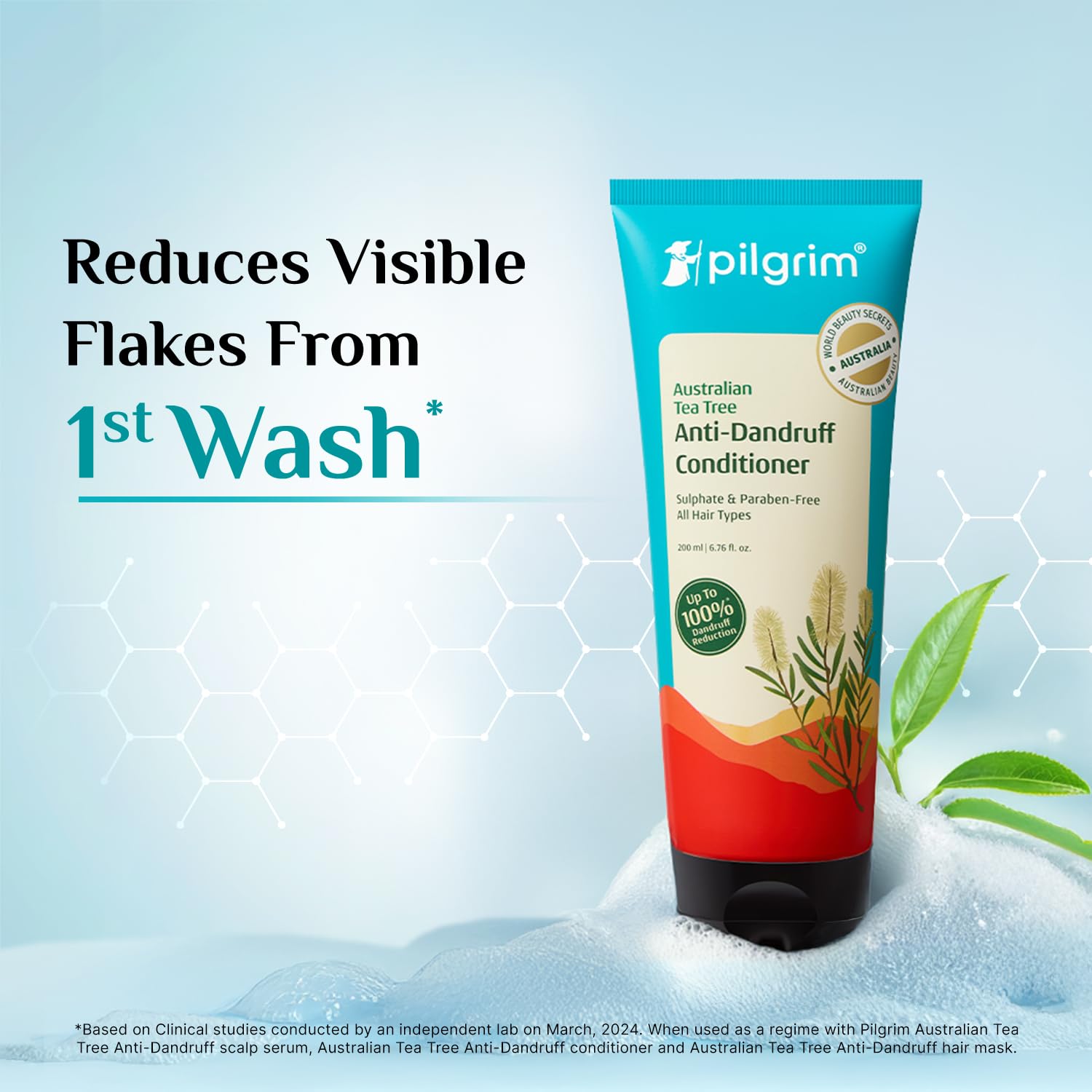 Pilgrim Australian Tea Tree Anti-Dandruff Unscented Conditioner