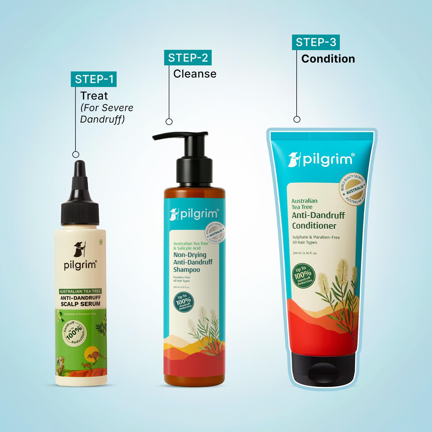 Pilgrim Australian Tea Tree Anti-Dandruff Unscented Conditioner