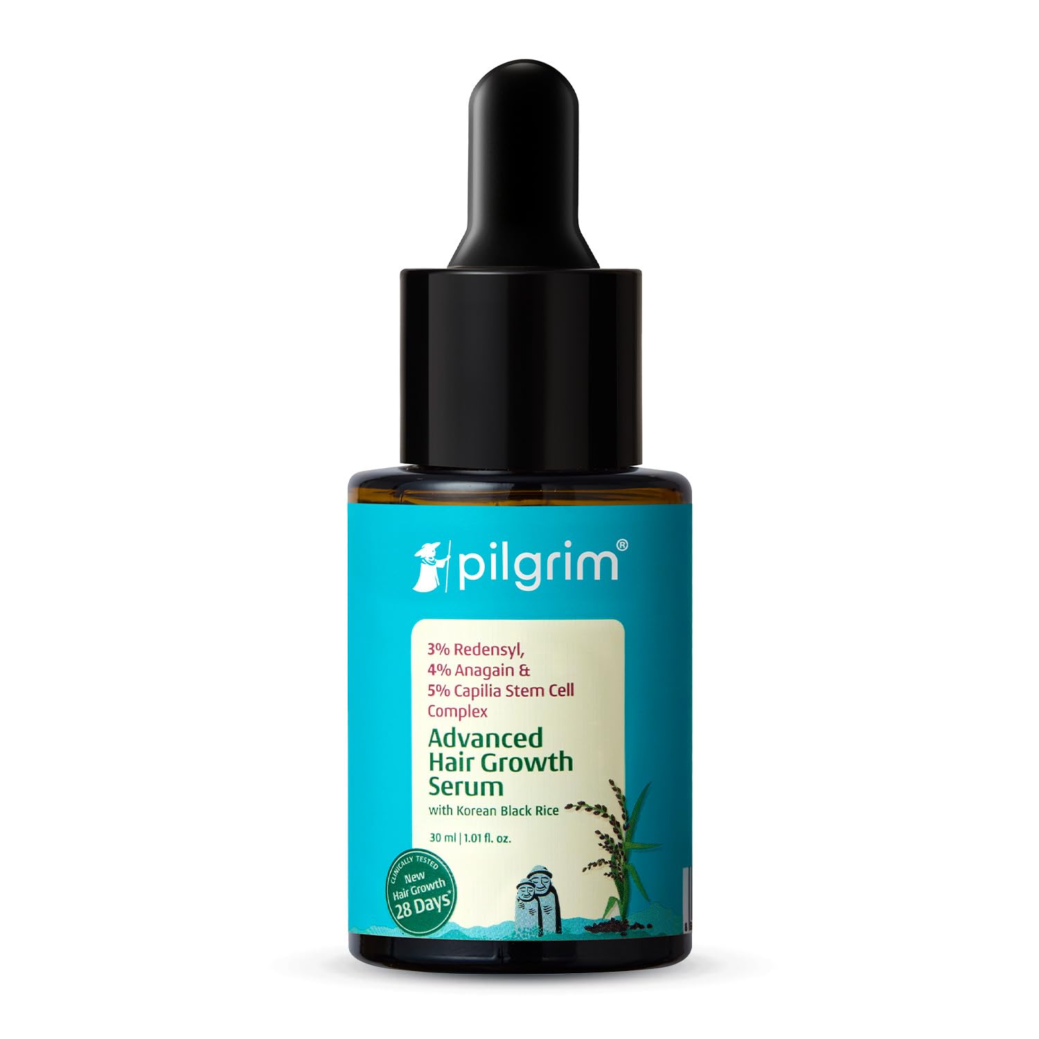 Pilgrim Redensyl 3% + Anagain 4% + Baicapil Advanced Hair Growth Serum