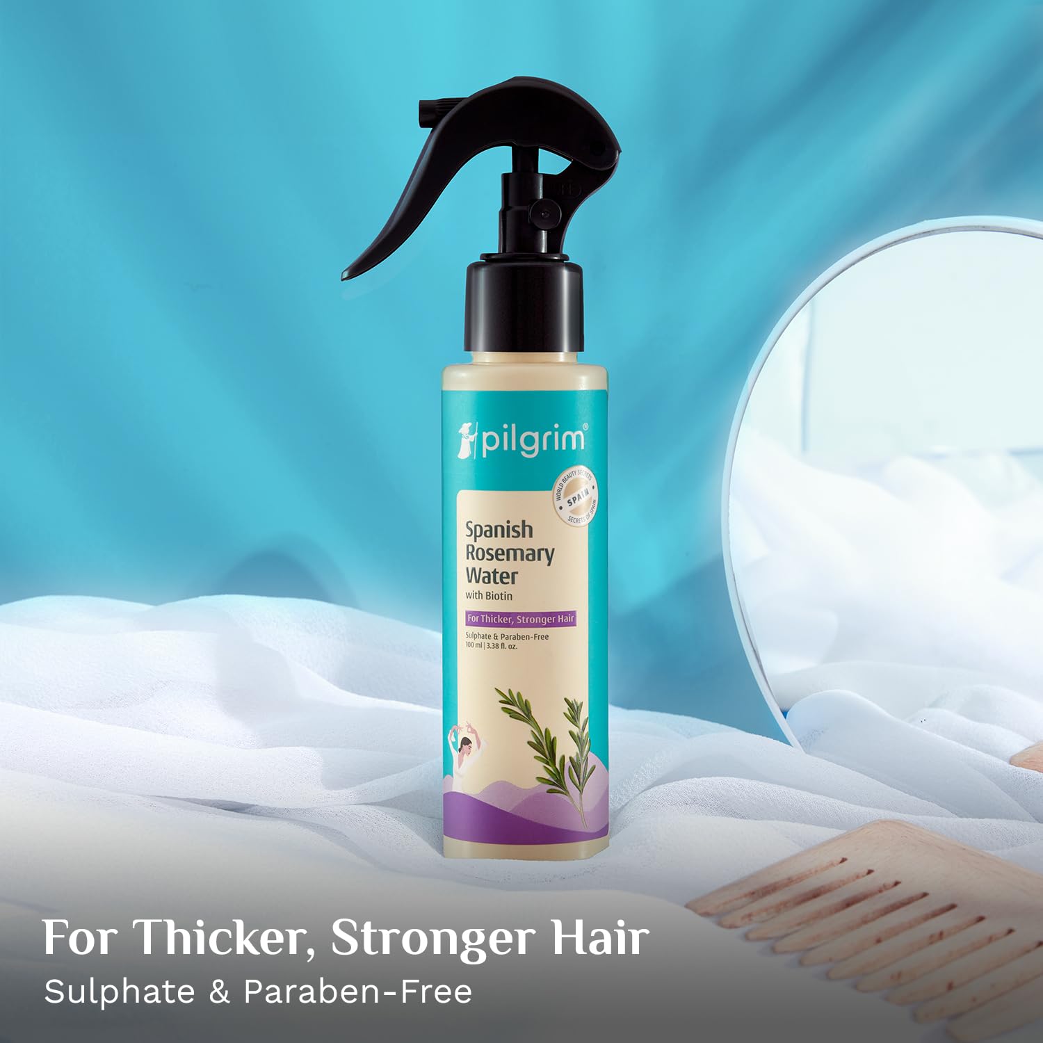 Pilgrim Spanish Rosemary Water With Biotin