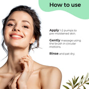 Pilgrim Spanish Squalane foaming face wash with Kiwi extracts & Aloe for skin hydration