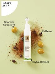 Pilgrim Squalane (Plant derived) under eye cream for dark circles for Wrinkles and Puffy Eyes