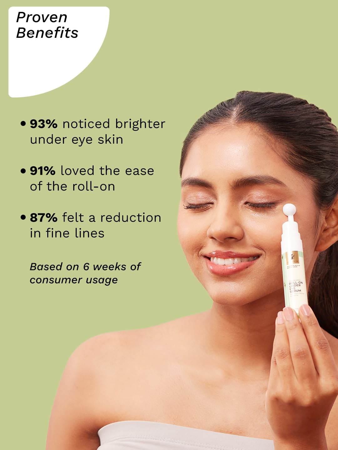 Pilgrim Squalane (Plant derived) under eye cream for dark circles for Wrinkles and Puffy Eyes