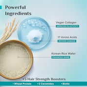 Pilgrim Unscented Korean Rice Water & Collagen Advanced Damage Repair Mask