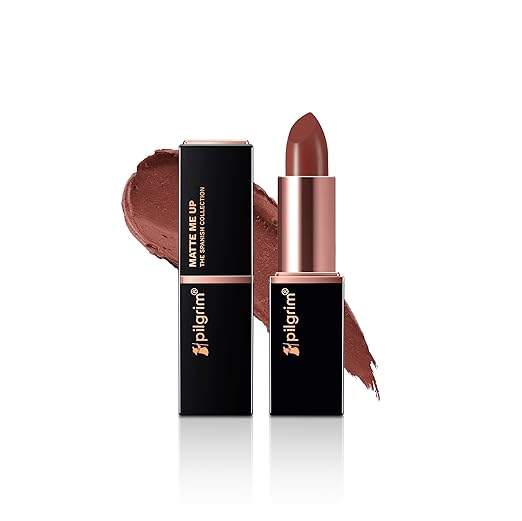 Pilgrim Matte Bullet Lipstick Intense Colour Transferproof & Smudgeproof