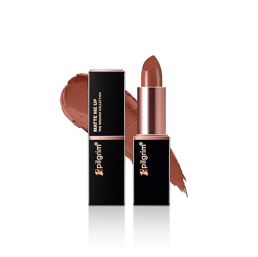 Pilgrim Matte Bullet Lipstick Intense Colour Transferproof & Smudgeproof