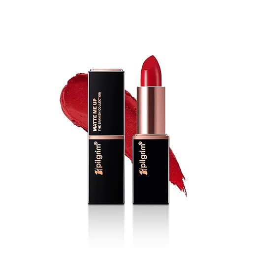 Pilgrim Matte Bullet Lipstick Intense Colour Transferproof & Smudgeproof