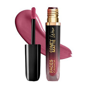FACES CANADA Comfy Matte Wow Liquid Lipstick One Swipe Application | Highly Pigmented | Comfortable Wear | Glides Smoothly | Long Lasting | Transferproof, Smudgeproof & Waterproof