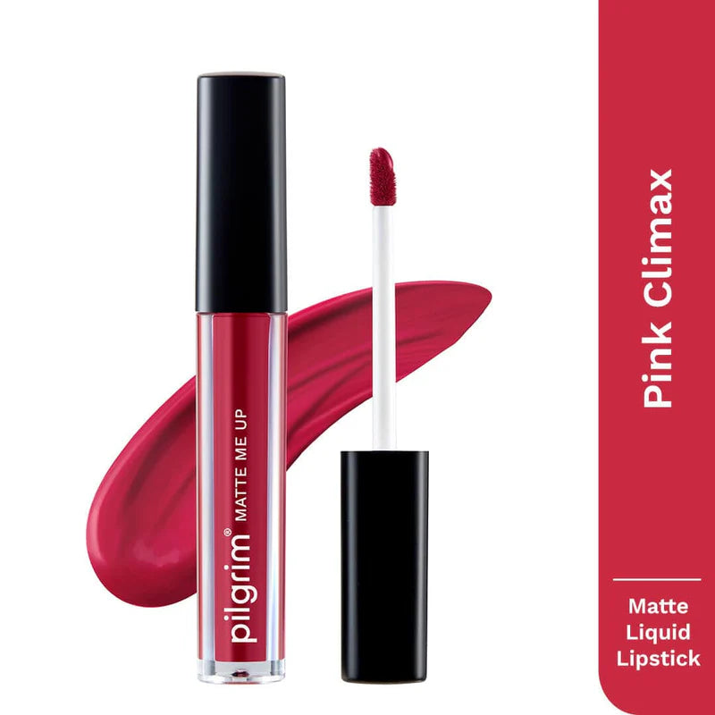 Pilgrim Liquid Matte Lipstick Lipstick for Women with Hyaluronic Acid & Spanish Squalane