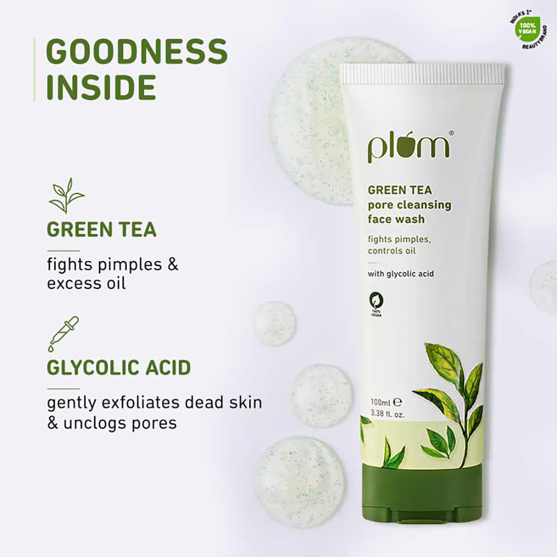 Plum Green Tea Pore Cleansing Face Wash 100ml