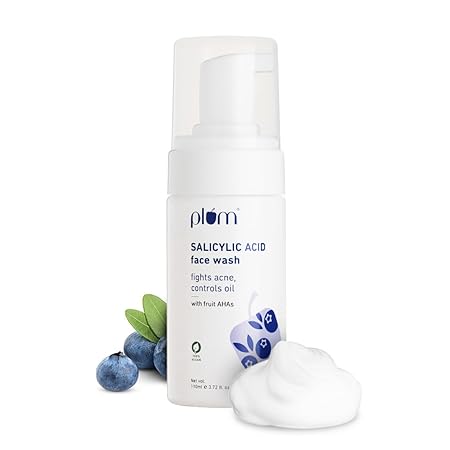 Plum Salicylic Acid Foaming Face Wash With Fruit AHAs (110ml)