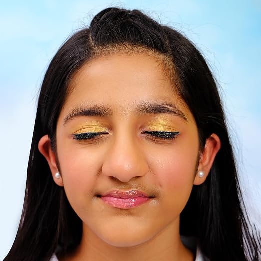 Whimsy Beauty Pop Eyeliner for Girls, Water Washable Liquid Eyeliner with Matte Finish, Long Lasting Smudge Proof for Kids Teens and Preteens, 4 to 16 Years, Organic, Chemical Free (Black)