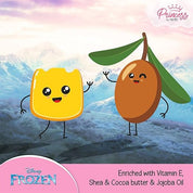 Princess by RENEE Disney Frozen Elsa Snowflake Lip Balm l Intense Moisture l Repairs Flaky & Cracked Lips l Enriched with Vitamin E, Shea & Cocoa Butter l Paraben Free l For Pre-Teen Girls l 7.5 g