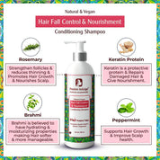 Passion Indulge Professional Anti-Hair Fall Conditioning Shampoo- HAIR PROTEINZ PRO-500 ml