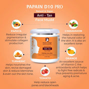 Passion Indulge Professional Anti-Tan Face Mudd PAPAIN D10 PRO -500 gm