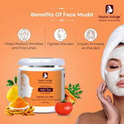 Passion Indulge Professional Anti-Tan Face Mudd PAPAIN D10 PRO -500 gm