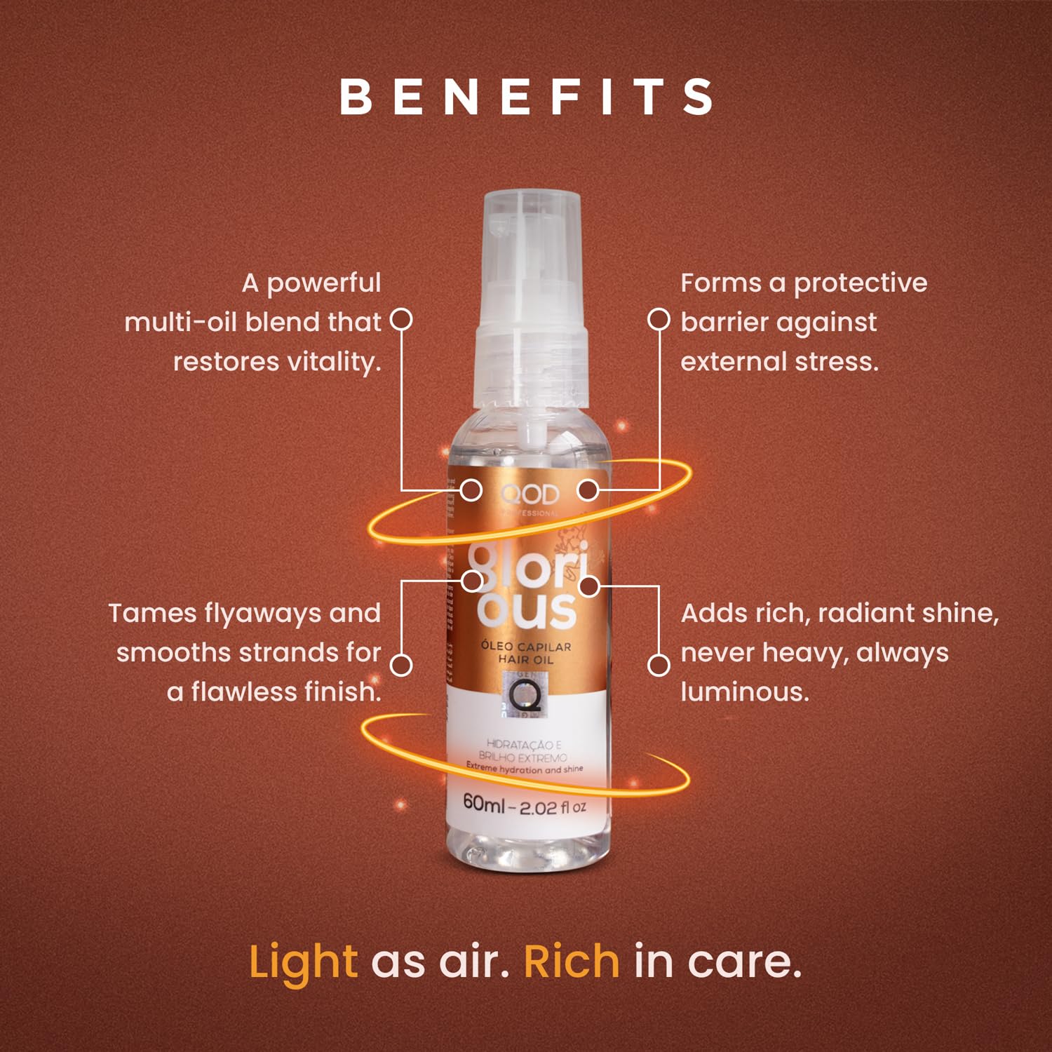 QOD- Glorious Oil 60ml Serum oil