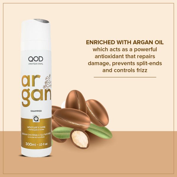 QOD Professional Argan Shampoo (300ml)