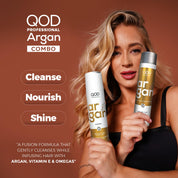 QOD Professional Argan Shampoo & Conditioner – 300ml (Combo of 2)