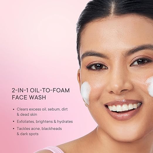 QUENCH BOTANICS Quench Brightening Foam Cleanser with Cherry Blossom Radiance