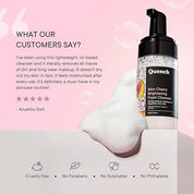 QUENCH BOTANICS Quench Brightening Foam Cleanser with Cherry Blossom Radiance