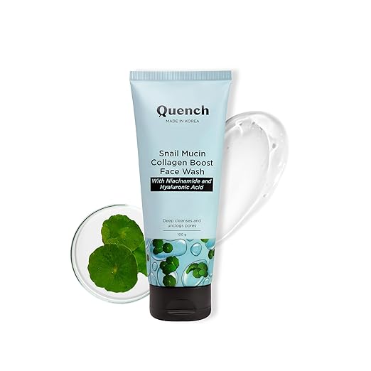 QUENCH BOTANICS Quench Snail Mucin Collagen Boost Face Wash 100ml