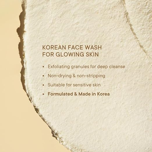 QUENCH BOTANICS Rice Water Gentle Exfoliation Cream Face Wash