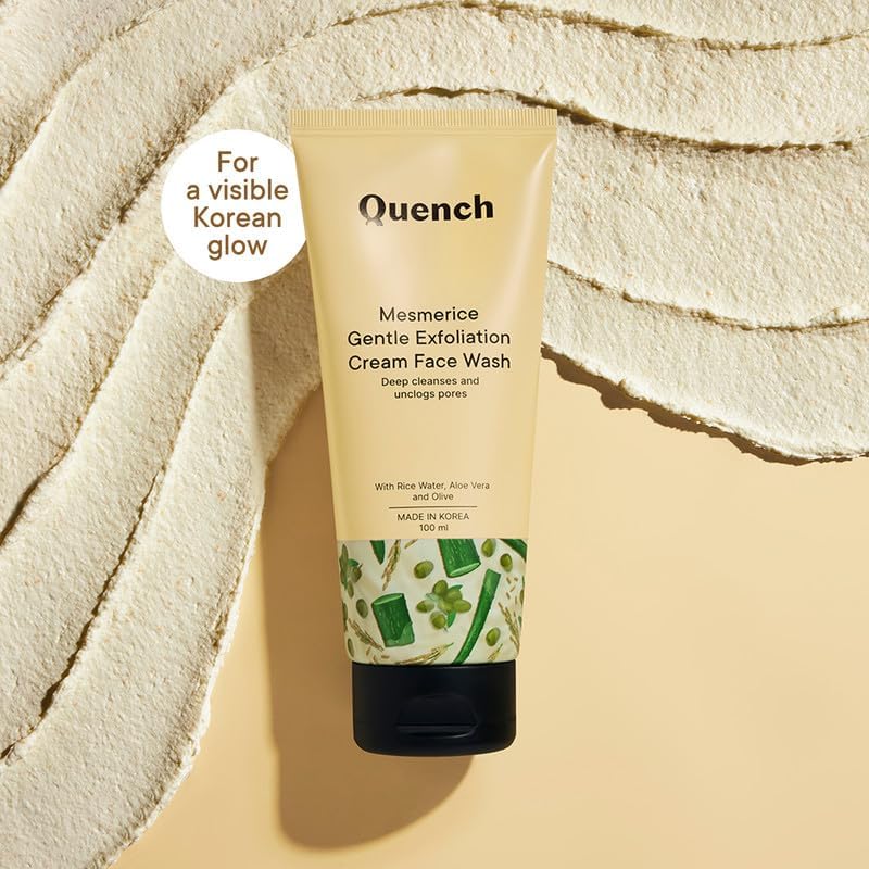 QUENCH BOTANICS Rice Water Gentle Exfoliation Cream Face Wash