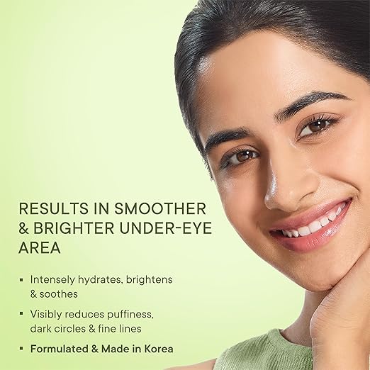 Quench Korean Dark Circle Under Eye Cream with Cooling Massage Roller