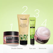 Quench Korean Dark Circle Under Eye Cream with Cooling Massage Roller