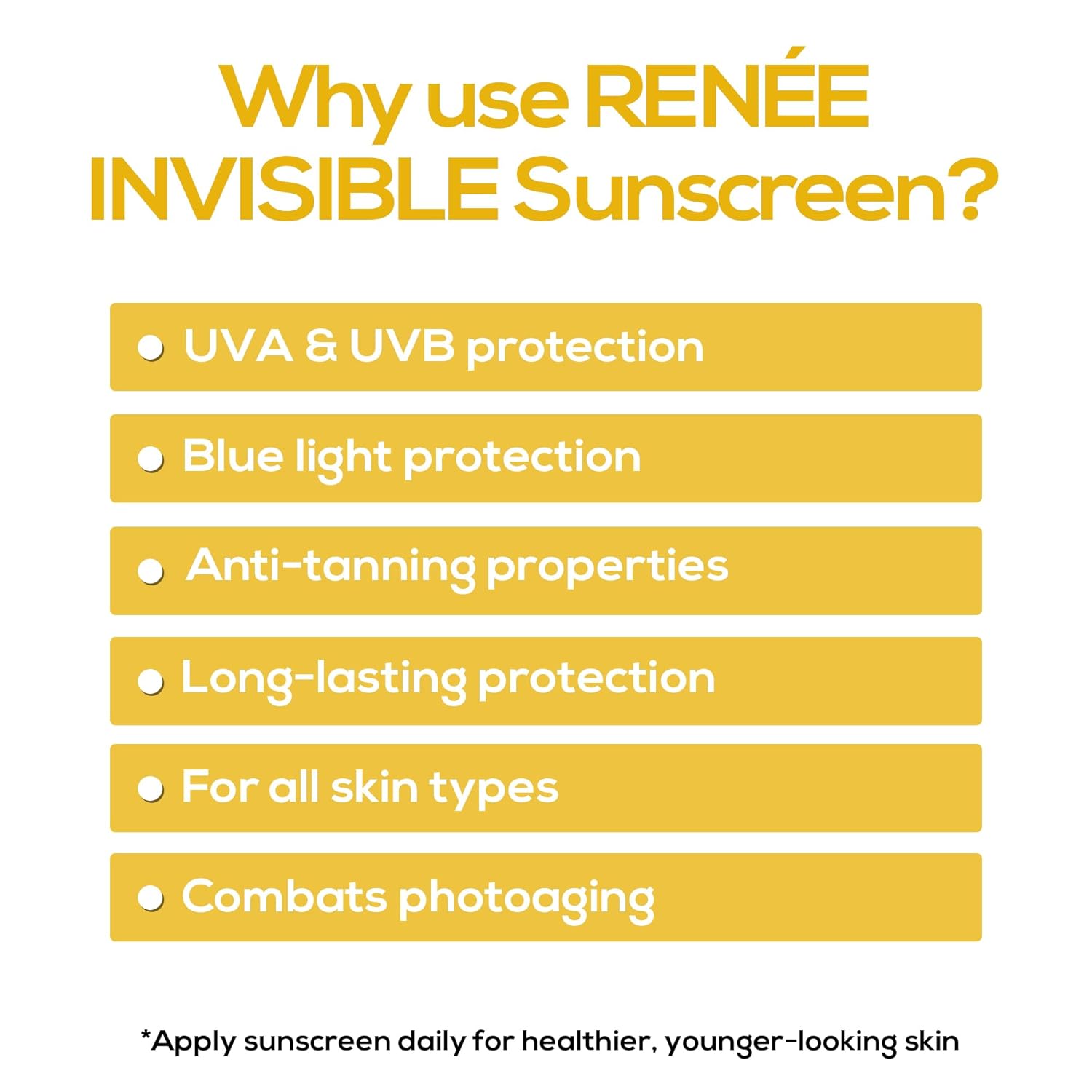 RENEE All Season Invisible Sunscreen Gel 50ml