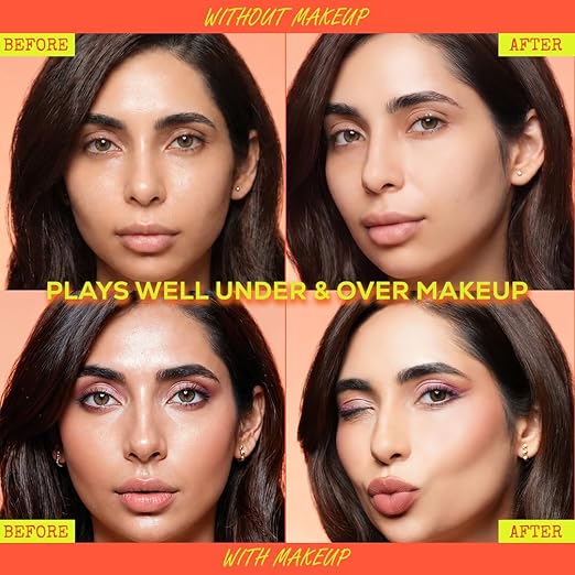 RENEE Delulu Blurring Gel Compact | Matte Finish, Controls Excess Oil, Reduces Shine, Blurs Pores | With Jojoba Oil and Vitamin E, For All Skin Types | 5g