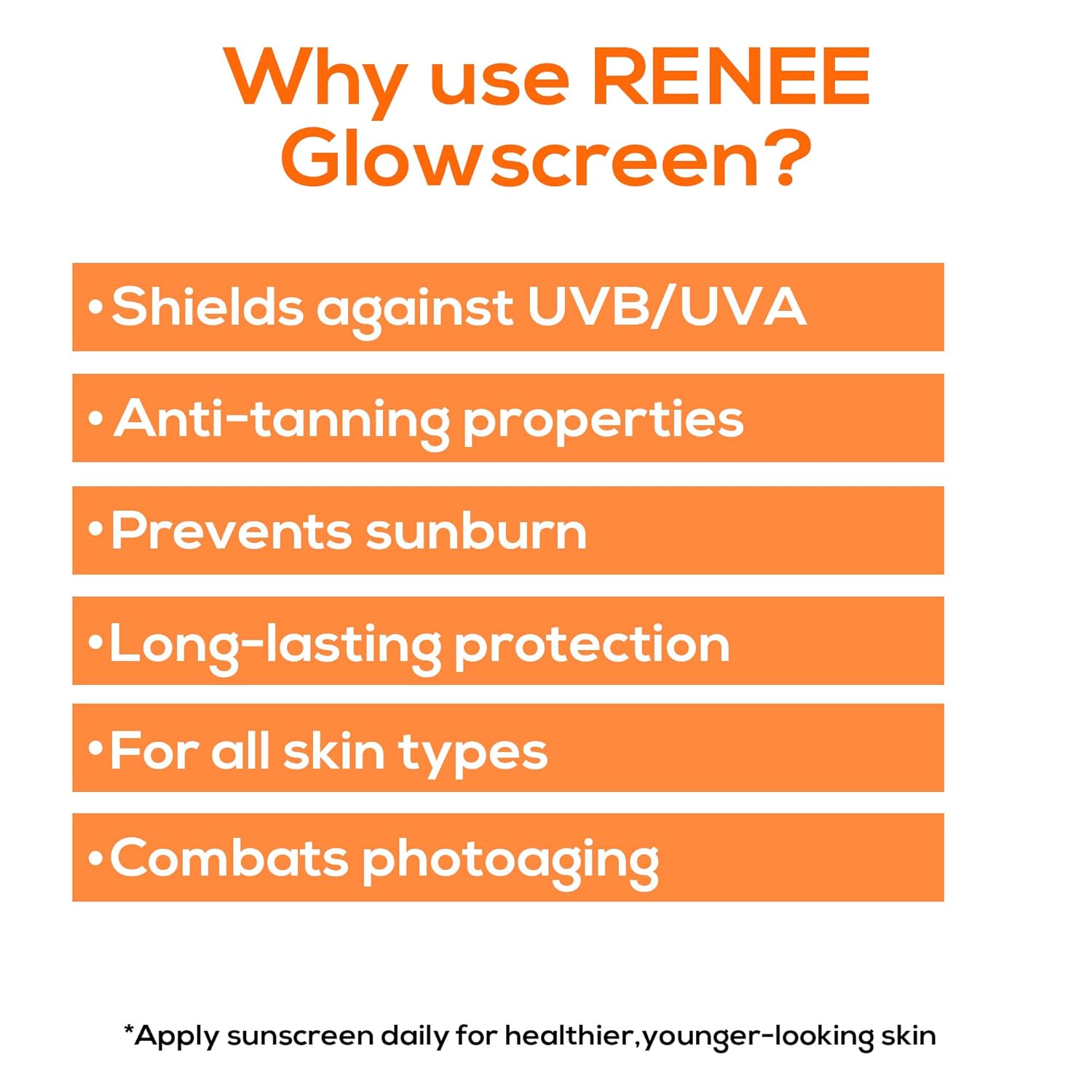 RENEE Glowscreen Spf 50 Sunscreen Cream