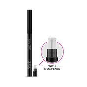 RENEE Hard Black Kajal Pen with Sharpener- 0.35gm